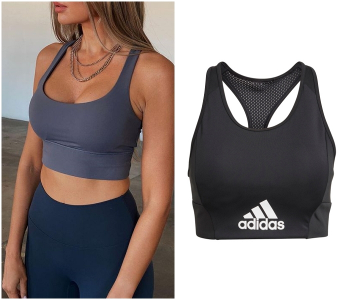brasier deportivo, sports bra marca Adidas de Liverpool