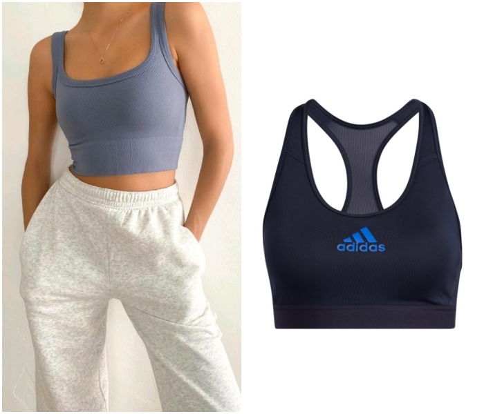 brasier deportivo, sports bra marca Adidas de Liverpool