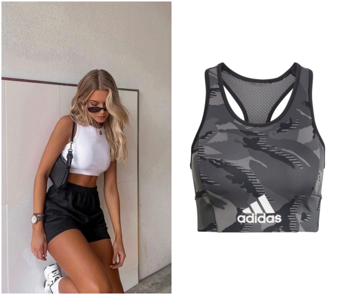 brasier deportivo, sports bra marca Adidas de Liverpool
