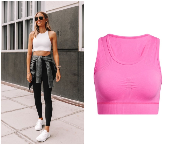 brasier deportivo, sports bra marca Adidas de Liverpool