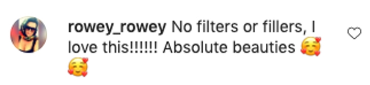 Comentarios en Instagram sobre Drew Barrymore y Cameron Diaz