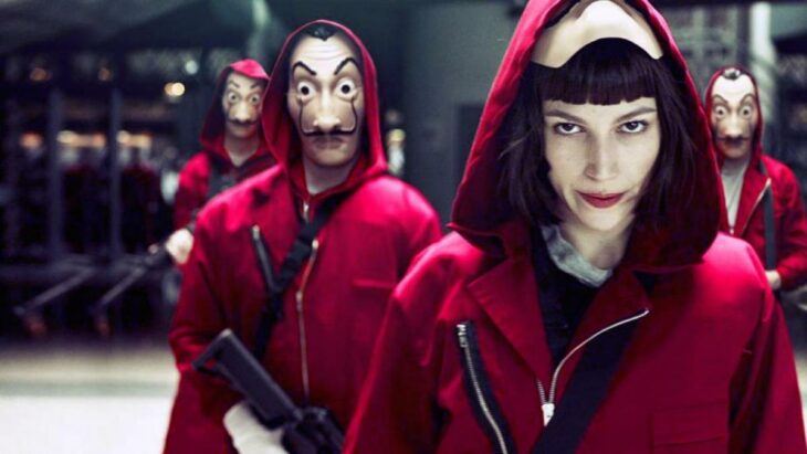 Úrsula Corberó interpretando a Tokio en 'La casa de papel'