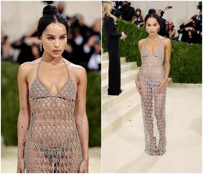 Zoe Kravitz en Saint Laurent