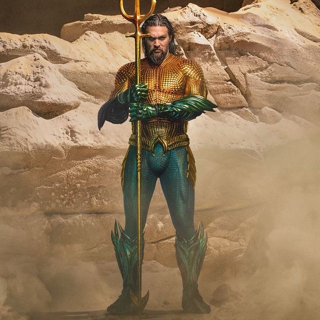 Jason Momoa presentó su traje para la nueva 'Aquaman'. Su trabajado cuerpo se vuelve a lucir