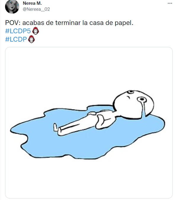 Reacciones de twitter sobre la última temporada de la casa de papel