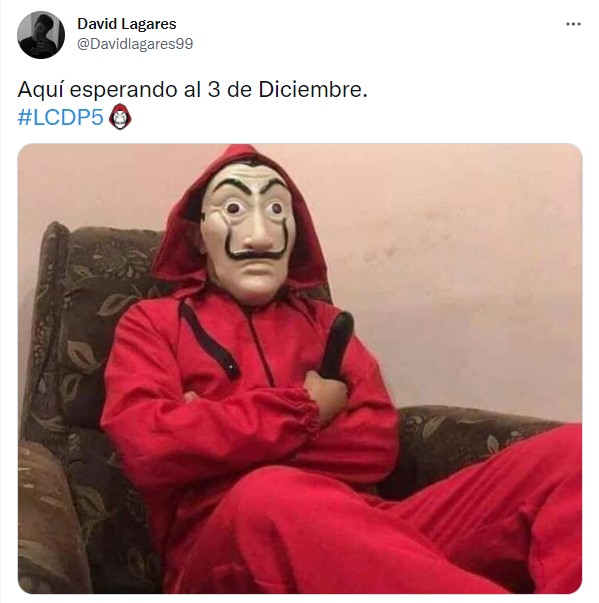 Reacciones de twitter sobre la última temporada de la casa de papel