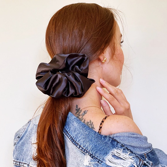 scrunchie de satín