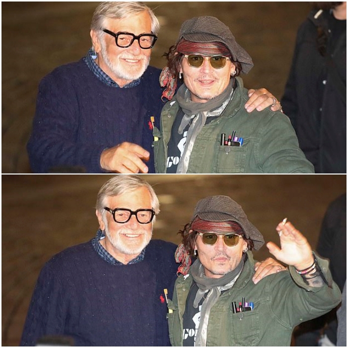 Jiri Bartoska y Johnny Depp