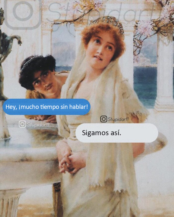 Obras de arte modificadas con cuadros de diálogo
