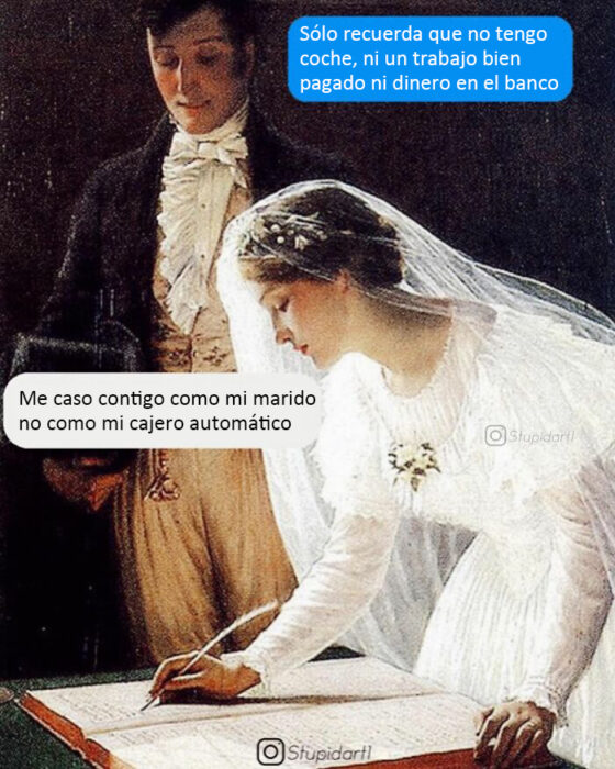 Obras de arte modificadas con cuadros de diálogo