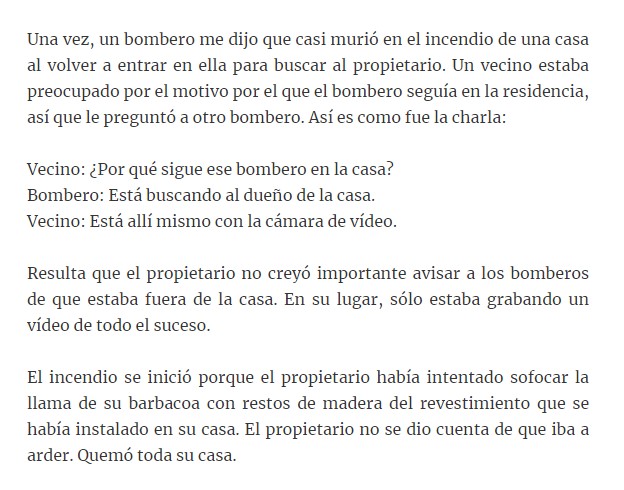Anécdotas que han vivido los bomberos