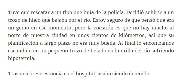 Anécdotas que han vivido los bomberos