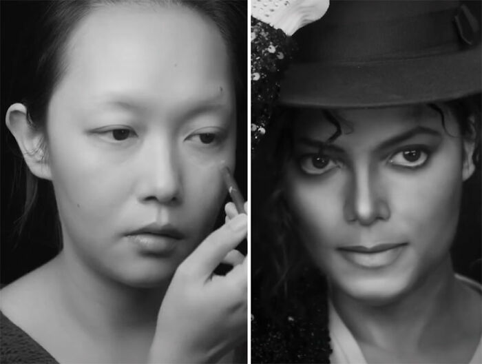 Michael Jackson; Maquillista se transforma en celebridades y te hará sentir que ves doble
