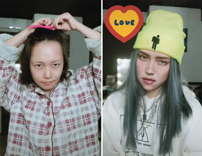 Billie Eilish; Maquillista se transforma en celebridades y te hará sentir que ves doble