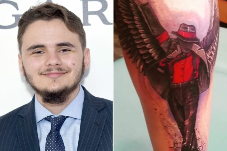 Famoso con el tatuaje de otro famoso en su piel