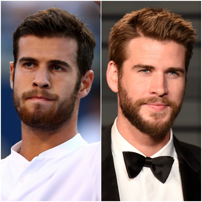 Liam Hemsworth y Karen Khachanov