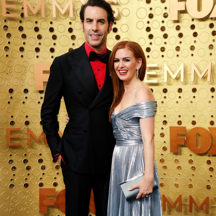 Isla Fisher y Sacha Baron Cohen