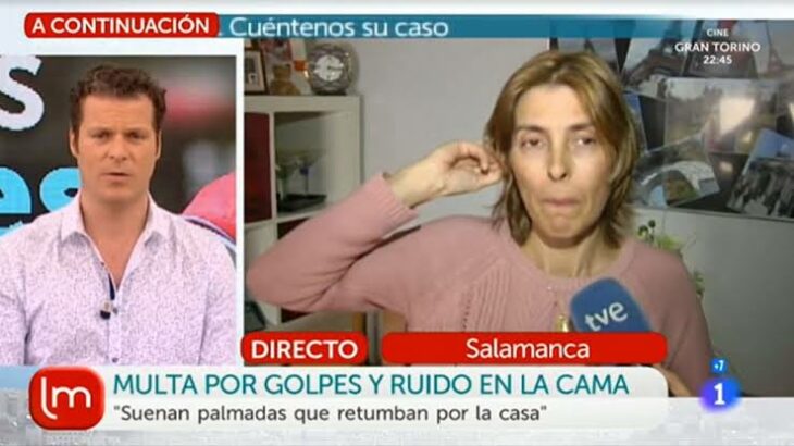 Mujer en entrevista de TV; Se queja de su vecina por hacer ruido en el delicioso y la terminan multando a ella por metiche
