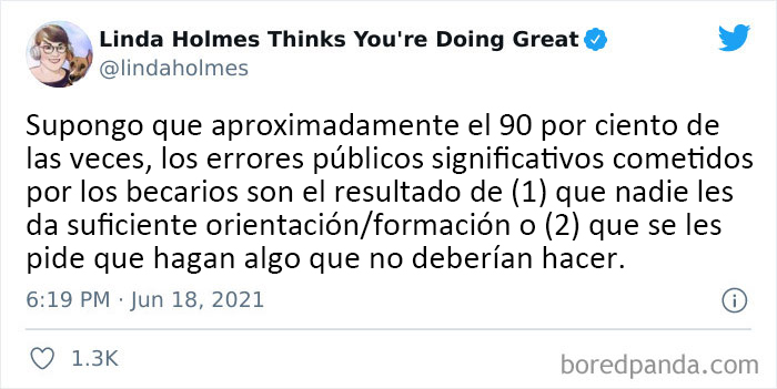 Tuit apoyando error cometido por becario de HBO