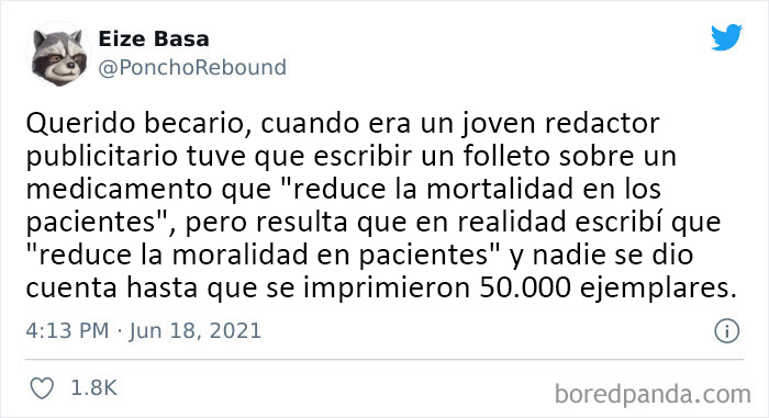 Tuit apoyando error cometido por becario de HBO