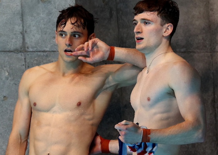 Tom Daley y Matty Lee