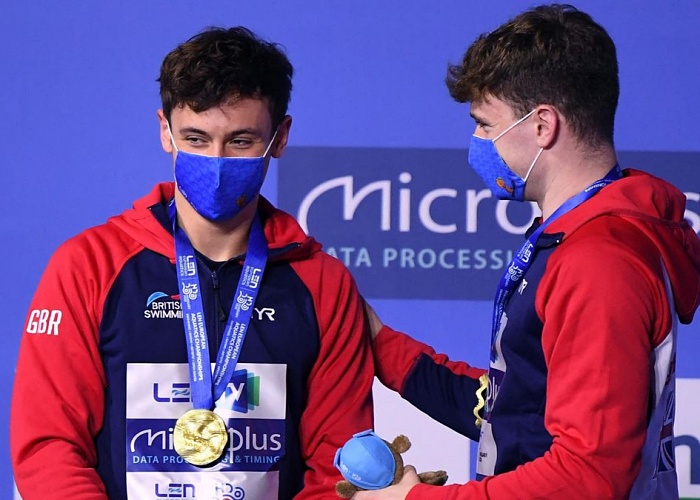Tom Daley y Matty Lee