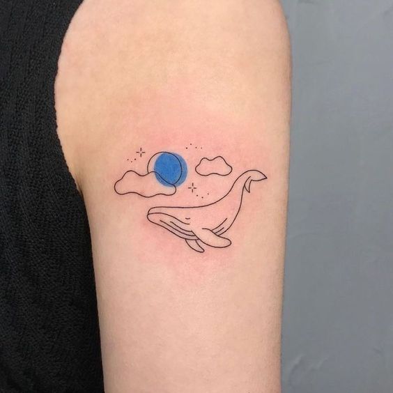 ballena; ;15 Tatuajes para llevar tu amor por BTS al siguiente nivel