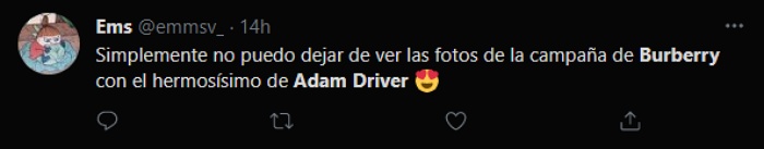 reacciones, memes, comentarios de Adam Driver en comercial de Burberry