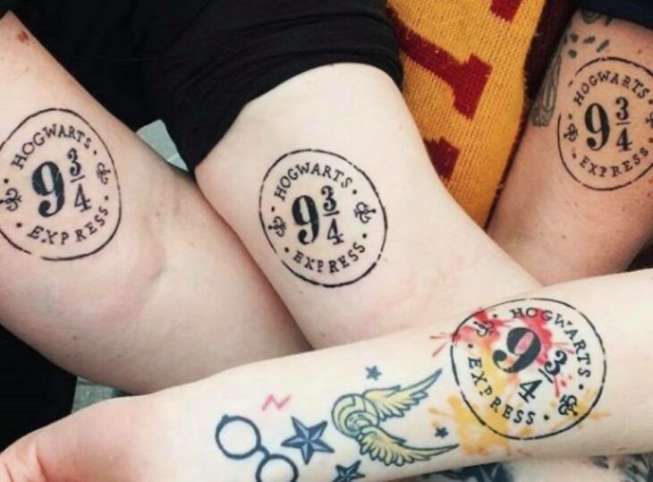 Anden 9 3/4; 18 Tatuajes inspirados en 'Harry Potter' que te llevarán de vuelta a Hogwarts