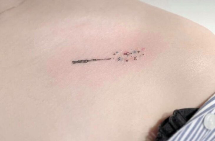 Carita mágica; 18 Tatuajes inspirados en 'Harry Potter' que te llevarán de vuelta a Hogwarts