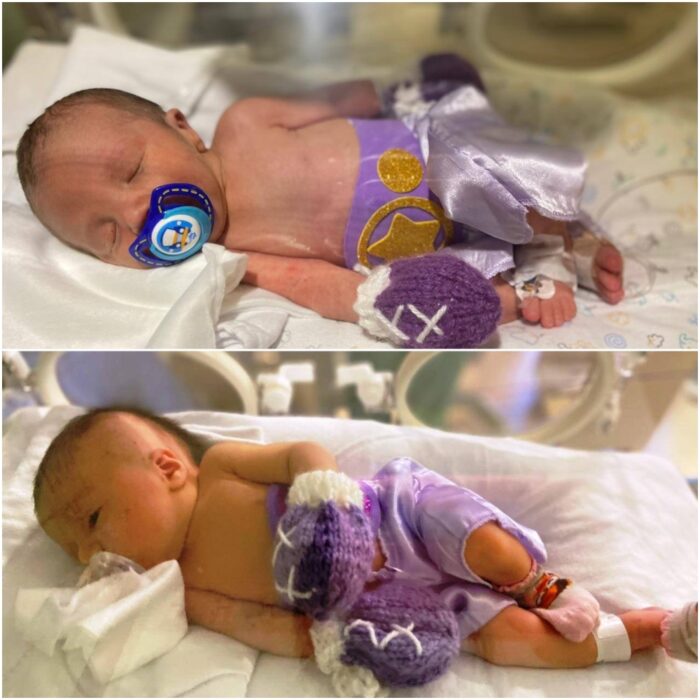 Bebés vestidos como boxeadores; Hospital viste a bebés prematuros como boxeadores porque son guerreros de vida