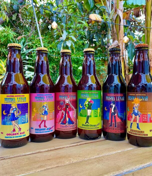 Cervezas artesanales y frutales Prisma Lunar, inspirada en 'Sailor Moon' para brindar en el nombre de la luna