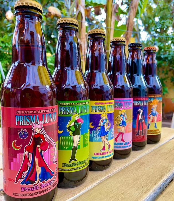 Cervezas frutales Prisma Lunar, inspirada en 'Sailor Moon' para brindar en el nombre de la luna