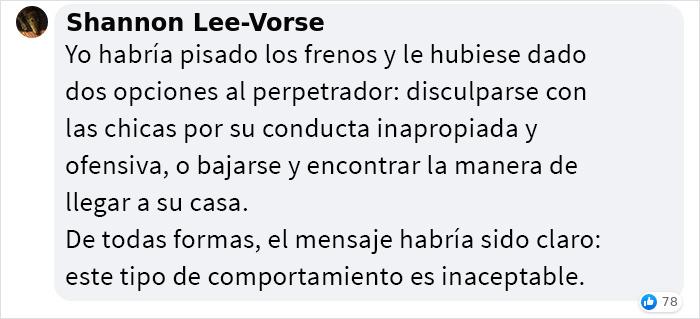 Comentarios de un chico que bajó a su amigo del auto por ofender a una chica 