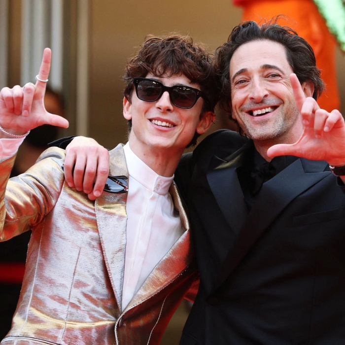 Timothée Chalamet y Adrien Brody