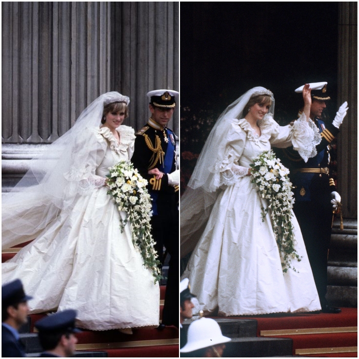 Su vestido de novia de 1981