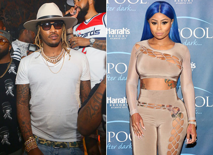 Blac Chyna y Future posando por separado para una fotografía