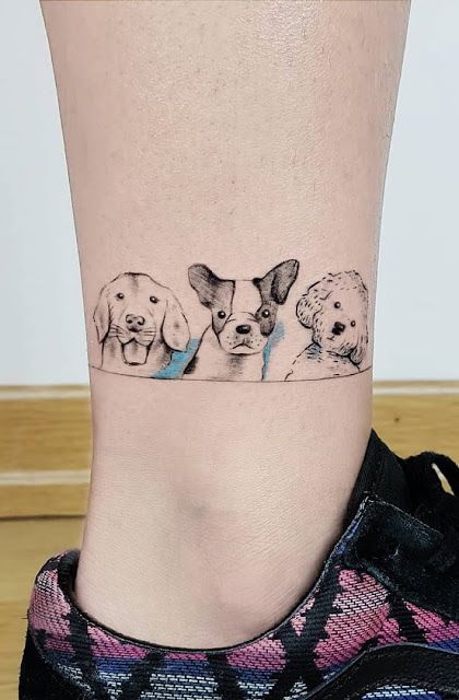 Perros estilo caricatura ;15 Hermosos tatuajes para mostrar que eres una 'animal lover'