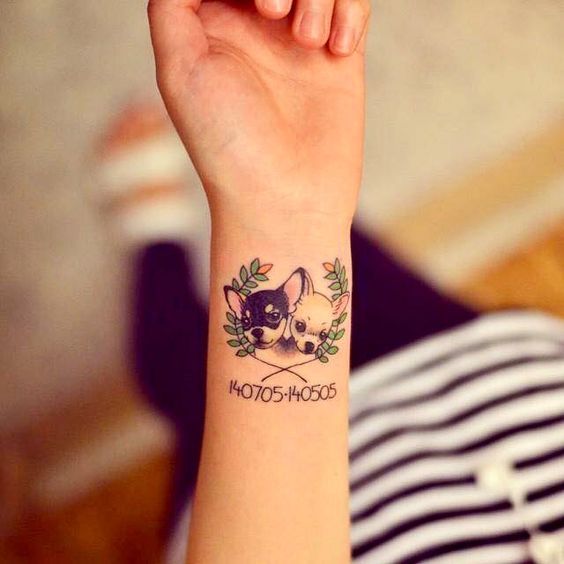 Perritos chihuahuas ;15 Hermosos tatuajes para mostrar que eres una 'animal lover'