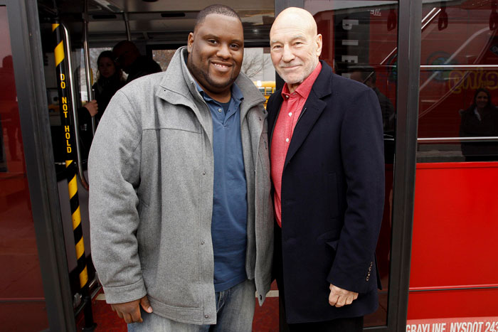 Patrick Stewart ;18 Personas que conocieron a sus celebridades favoritas por casualidad