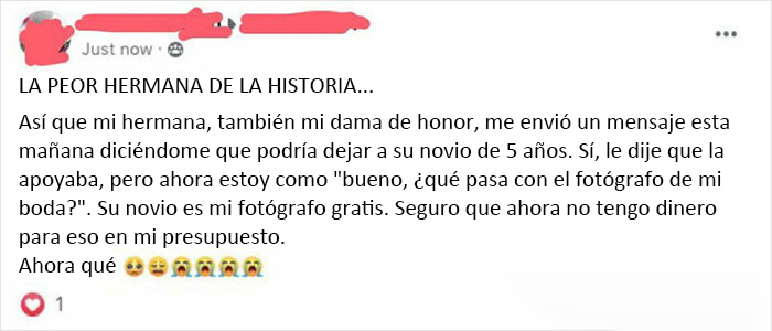 Comentarios de anécdotas de bodas 