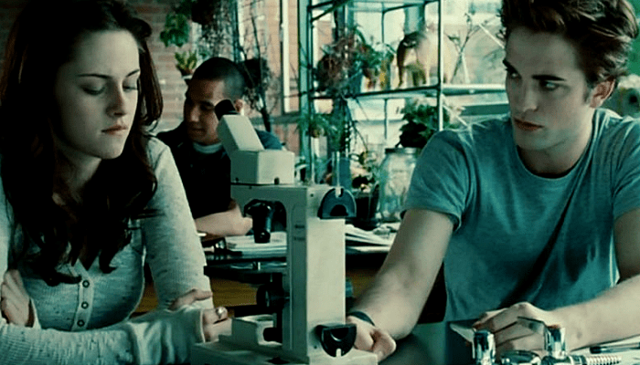 escena de la película 'Twilight', 'Crepúsculo'
