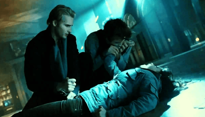 escena de la película 'Twilight', 'Crepúsculo'