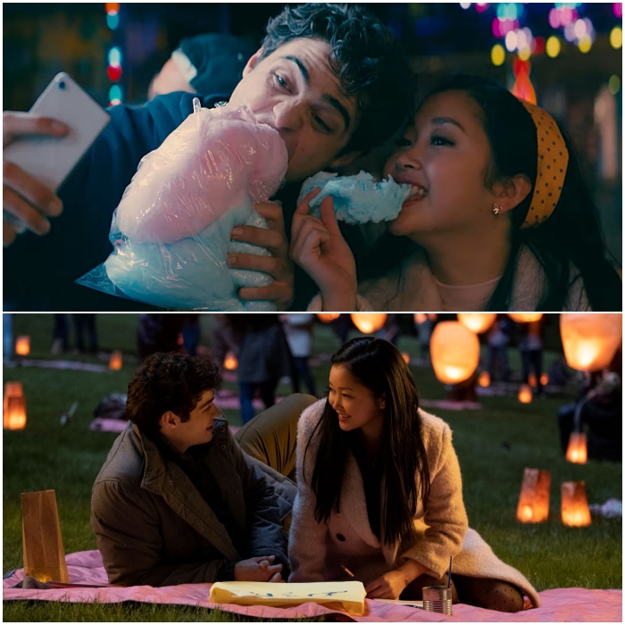 Lana Condor y Noah Centineo