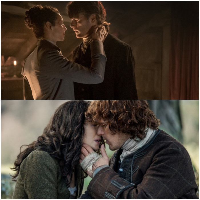 Sam Heughan y Caitriona Balfe