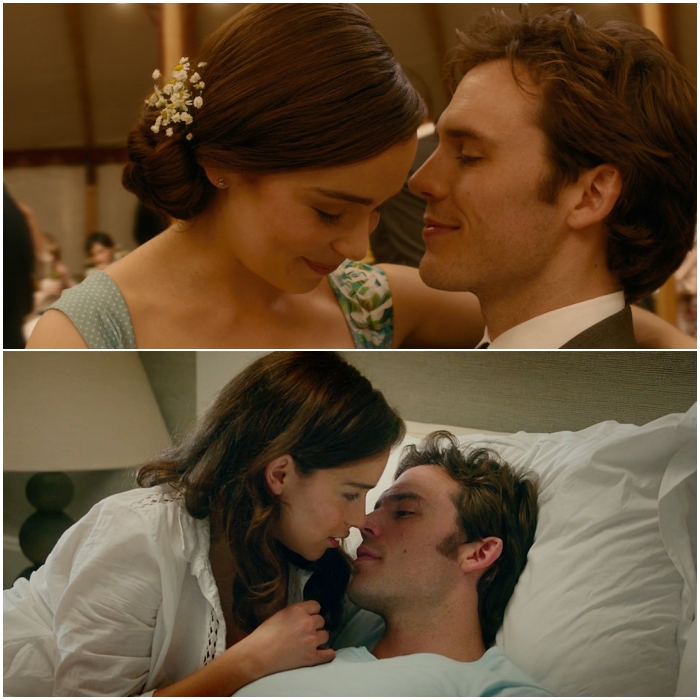 Emilia Clarke y Sam Claflin