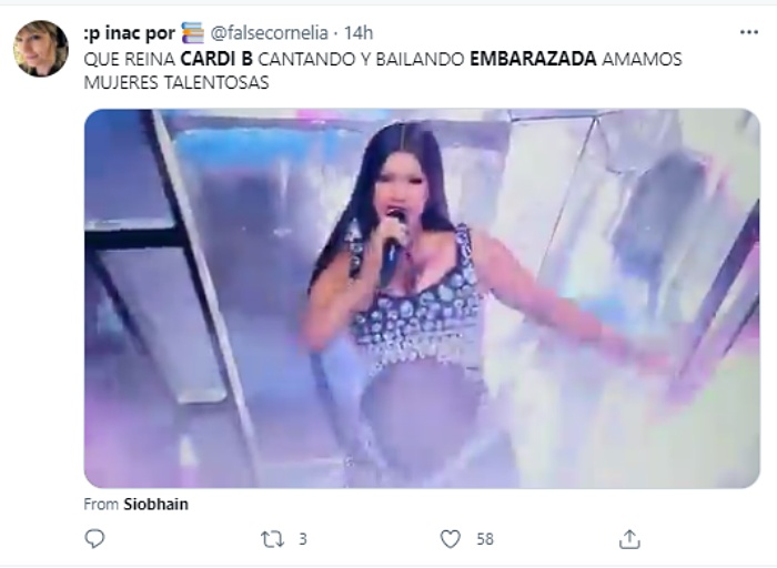 reacciones en Twitter al embarazo de Cardi B