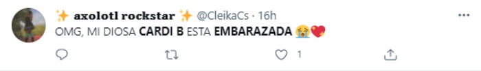 reacciones en Twitter al embarazo de Cardi B