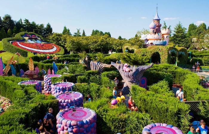 Jardines de Disney desde el aire