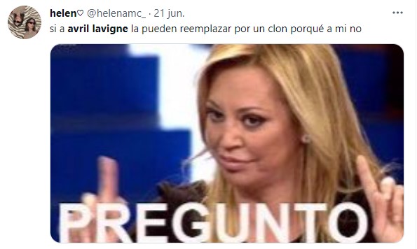 Comentarios en Twitter sobre el video de Avril Lavigne
